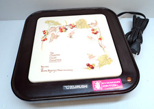 Bandeja de calentamiento eléctrica de colección Zojirushi CA-100 90W con placa de esmalte, patrón de bayas segunda mano  Embacar hacia Mexico