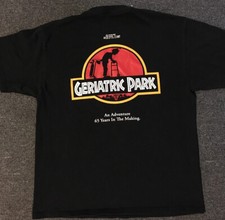 Usado, Camisa Paródia Geriátrica Jurassic Park Antiga L Oregon Humor Engraçado Pai Piada Vovô comprar usado  Enviando para Brazil