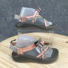 Sandálias Chaco Youth 2 Meninas ZX/1 Biqueira Aberta Esportiva Slingback Tecido Cinza Rosa comprar usado  Enviando para Brazil