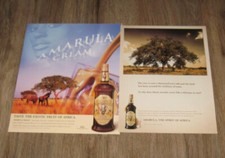 Amarula ADs original TWO magazine clippings pages PHOTO advertisements comprar usado  Enviando para Brazil