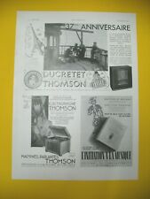 Publicite presse ducretet d'occasion  Mazamet