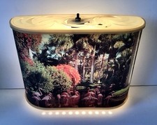 Lâmpada de TV vintage HELMSCENE rosa flamingo RARA tropical MCM “Não” Lane & Co comprar usado  Enviando para Brazil