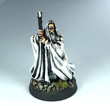 Metal Saruman White Wizard - Pintado - LOTR Warhammer / Senhor dos Anéis X1522 comprar usado  Enviando para Brazil