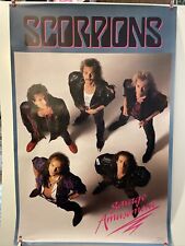 Scorpions Vintage 1988 Savage Amusement Album Rock Pôster Promocional Original 24"×36" comprar usado  Enviando para Brazil