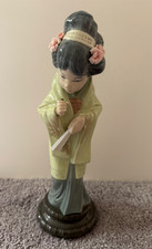 Lladro ragazza geisha usato  Spedire a Italy