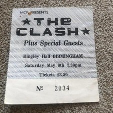 Clash ticket bingley for sale  WALSALL