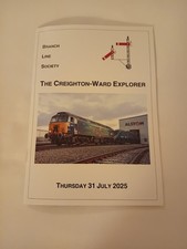 Railtour brochure creighton for sale  HOLYHEAD
