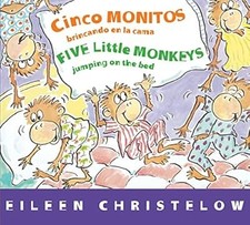 Five Little Monkeys Jumping on the Bed/Cinco Monitos Brincando En La Cama: Bilin comprar usado  Enviando para Brazil