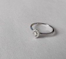 Weißgoldring diamant tropfenf gebraucht kaufen  Leipzig