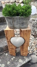 Blumensäule balken betonherz gebraucht kaufen  Aurach