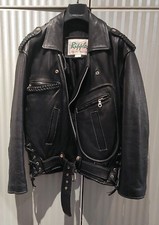 Giacca biker nera usato  Torino