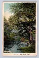Brilhante OH-Ohio, Vista Cênica do Rio, Vintage c1915card comprar usado  Enviando para Brazil