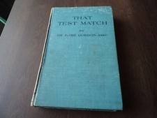 Test match book for sale  SHREWSBURY