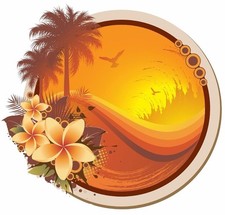 Floral tropical sunset for sale  Ironwood