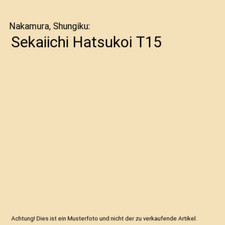 Sekaiichi hatsukoi t15 gebraucht kaufen  Trebbin