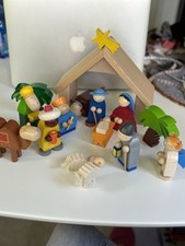 Haba weihnachtskrippe bunten gebraucht kaufen  München