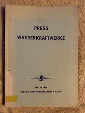 Wasserkraftwerke press gebraucht kaufen  Chemnitz