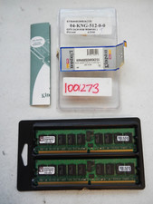 Memória RAM DDR 2GB (2x1GB) KINGSTON PC2-3200 DDR2-400 KVR400D2D8R3K2 DESKTOP, usado comprar usado  Enviando para Brazil