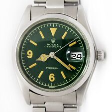 Usado, Vintage Rolex Oyster Date Precision 6694 Mostrador Verde Original 557 Relógio Pulseira comprar usado  Enviando para Brazil