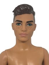Barbie Fashionistas #117 Slim 12” Ken Slick boneca xadrez nua personalizada com sardas comprar usado  Enviando para Brazil
