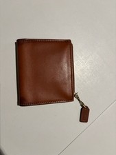 Carteira Coach Vintage Couro Marrom Britânico Fecho de Pressão Bi-Fold 6911 Rara - Leia comprar usado  Enviando para Brazil