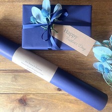 Wrapping paper navy for sale  NEWARK