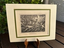 Gravure ancienne toiling d'occasion Gravure ancienne toiling d'occasion  Bourg-Saint-Andéol