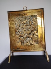 Vintage brass fire for sale  SWANSEA