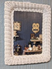 Wicker mirror white for sale  Heath Springs