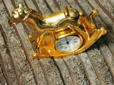 Miniature clocks gold for sale  DOVER