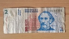 Argentine  - Billet De Dos Pesos comprar usado  Enviando para Brazil