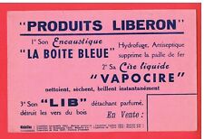 Buvard produits liberon d'occasion  Villeurbanne