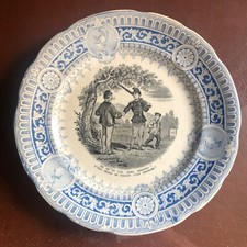 Opaque sarreguemines assiette d'occasion  Gisors