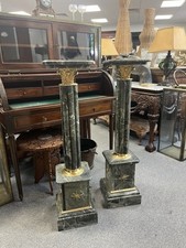 Pair marble flutted for sale  HIGH WYCOMBE