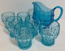 Aqua blue pitcher for sale  UK
