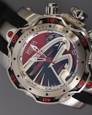 INVICTA NFL Lady 44,40mm aço inoxidável + alumínio preto + vermelho + aço preto comprar usado  Enviando para Brazil