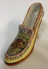 Sapato italiano Capodimonte assinado e numerado de cerâmica pintado à mão item de colecionador comprar usado  Enviando para Brazil