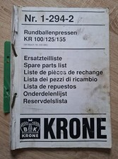 Krone rundballenpresse kr100 gebraucht kaufen  Recke