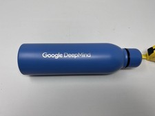 Garrafa de água Google DeepMind logotipo AI aço azul isolamento térmico Gêmeos 500ml comprar usado  Enviando para Brazil