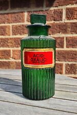 green apothecary bottles for sale  KNEBWORTH