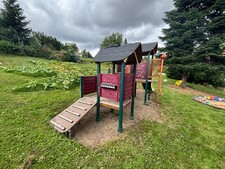 Klettergerüst spielturm holz gebraucht kaufen  Sonnenstein