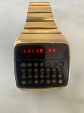 relógio calculadora vintage Hewlett Packard HP-01 LED vermelho comprar usado  Enviando para Brazil