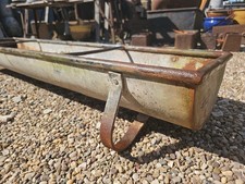 Vintage curved galvanise for sale  BURTON-ON-TRENT