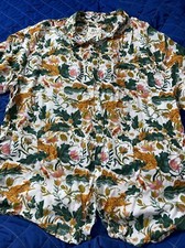 Blusa feminina Rebel James & Charli Jaguar de algodão com botões XXL comprar usado  Enviando para Brazil