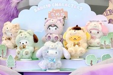 MINISO Personajes Sanrio Serie Fox Island Peluche Caja Ciega Confirmada Figura Juguete segunda mano  Embacar hacia Mexico