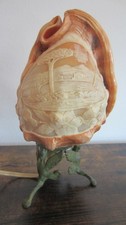 Muschellampe antik iger gebraucht kaufen  Oldenburg (Oldenburg)