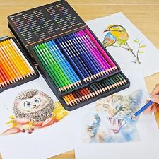 72 peças conjunto de lápis de aquarela profissional, efeitos vibrantes de mistura de água, Reino Unido comprar usado  Enviando para Brazil