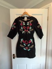 Topshop embroidered dress for sale  WOLVERHAMPTON