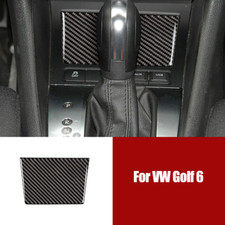 Adesivo de acabamento de painel de cinzeiro de carro de fibra de carbono preto para VW Golf 6 MK6 GTI 2008-12, usado comprar usado  Enviando para Brazil