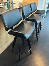 Black seivel upholstered for sale  Miami